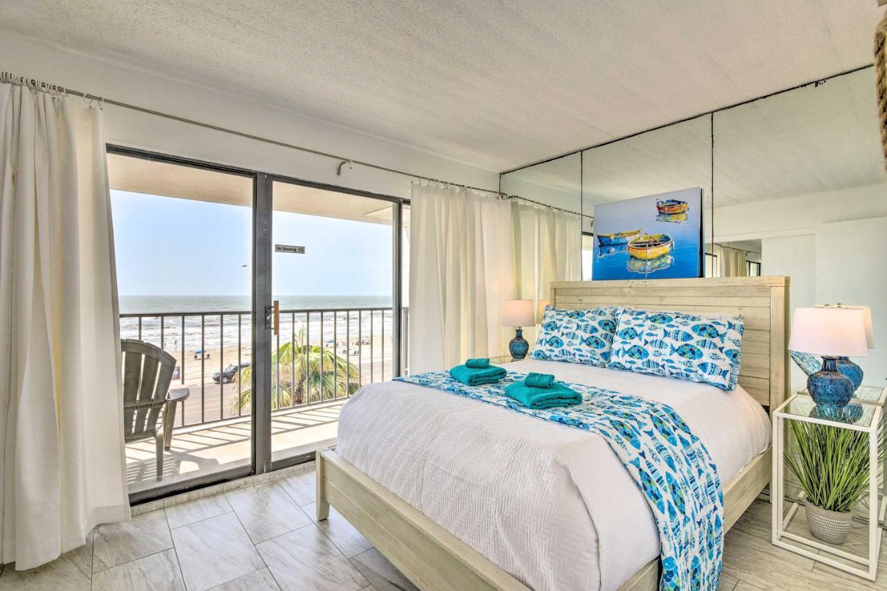 Galveston Oceanfront Condo With Balcony And View! Exterior photo