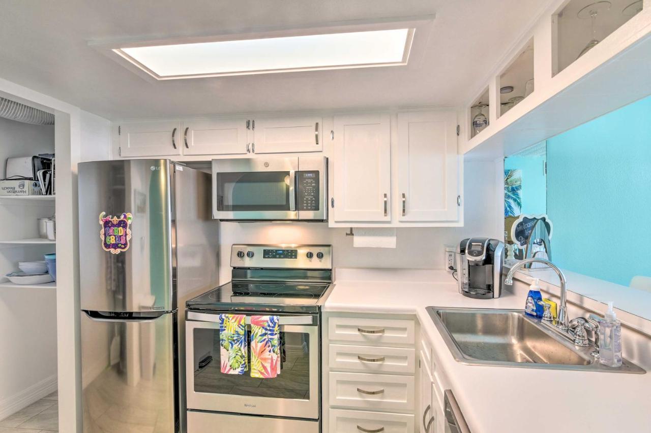 Galveston Oceanfront Condo With Balcony And View! Exterior photo