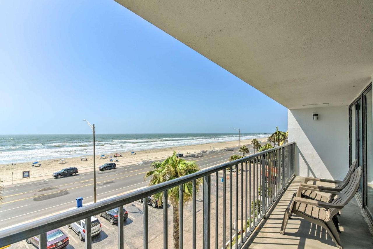 Galveston Oceanfront Condo With Balcony And View! Exterior photo